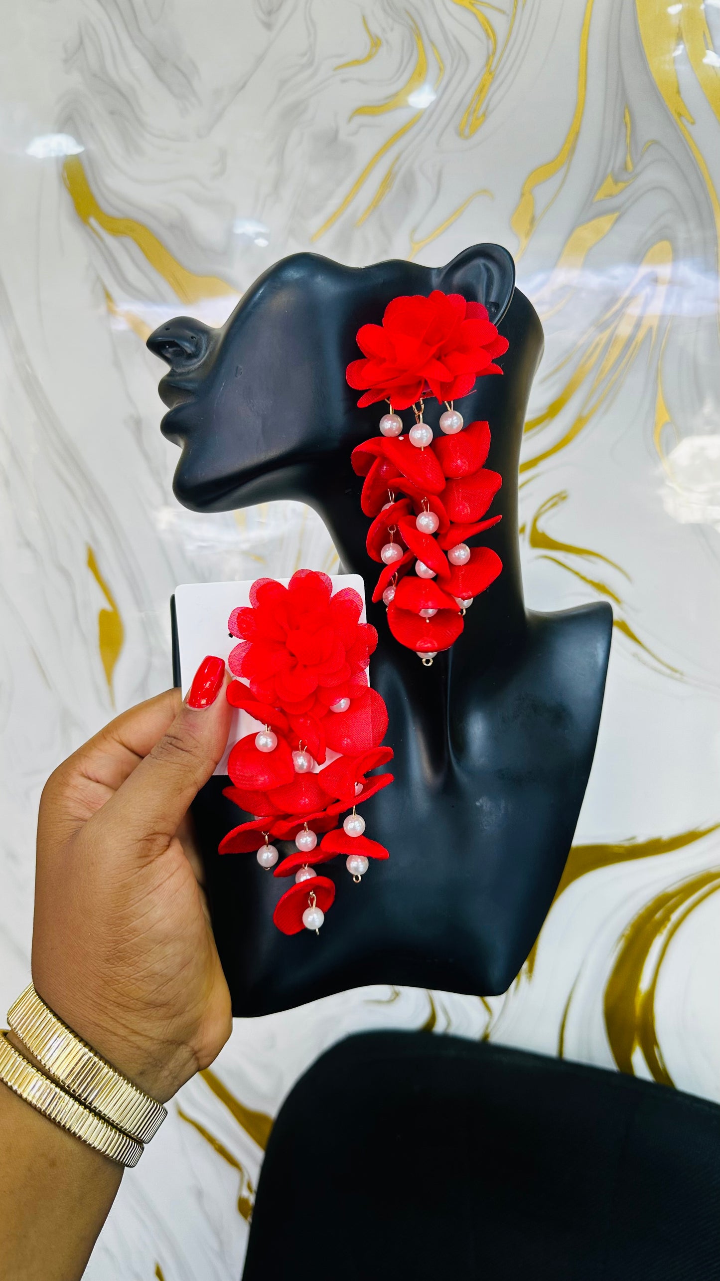 Flower Earrings (model 12)