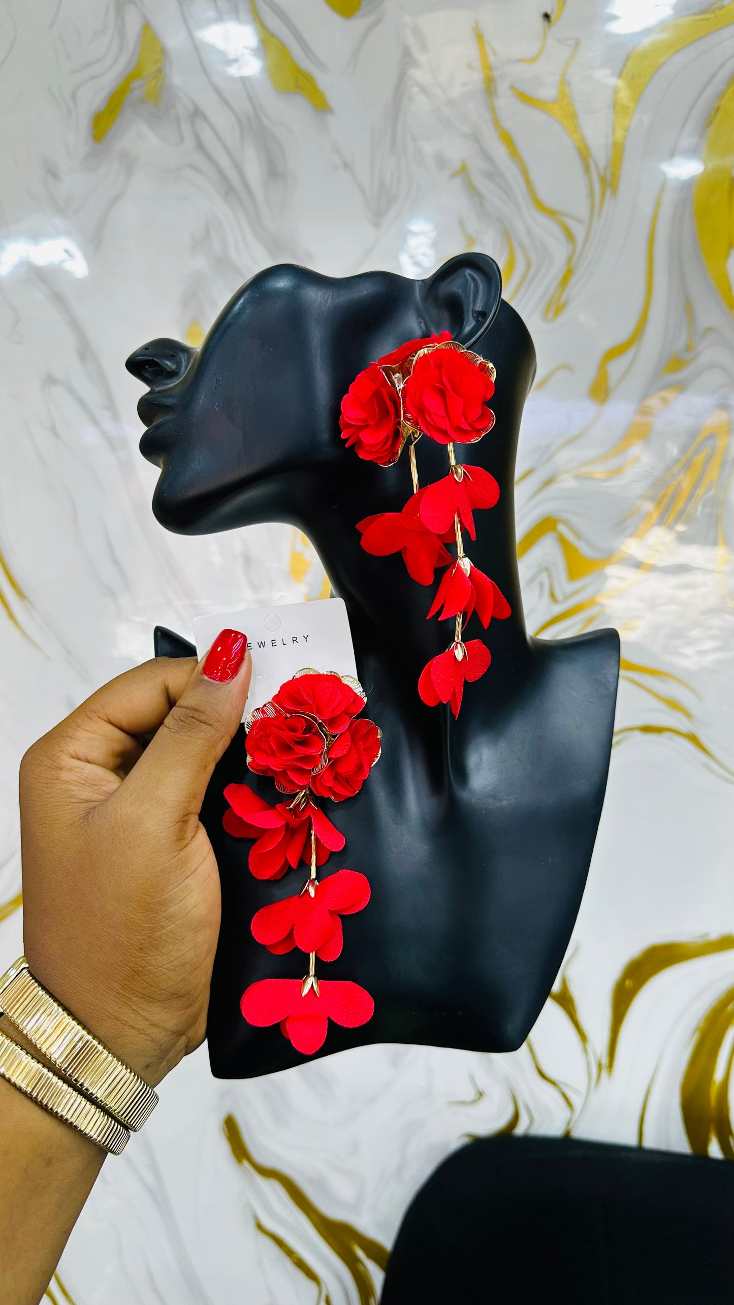 Flower Earrings (model 3)