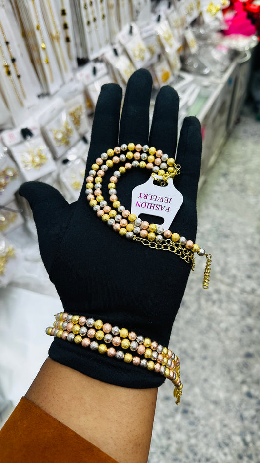 3n1 3tone Ball bracelet