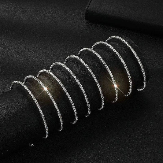 8 lines Spiral bangles