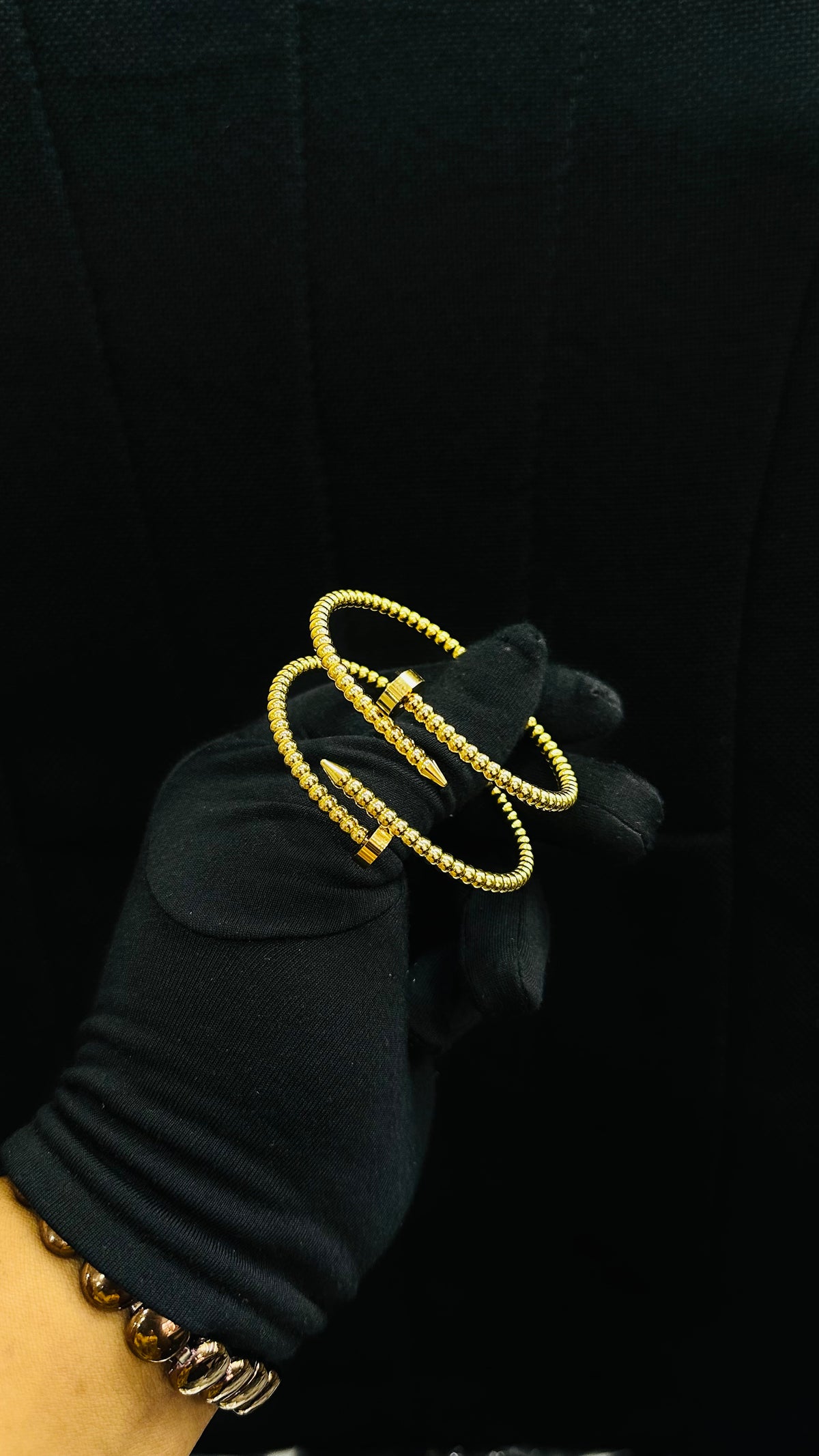 Golden Nail bangle