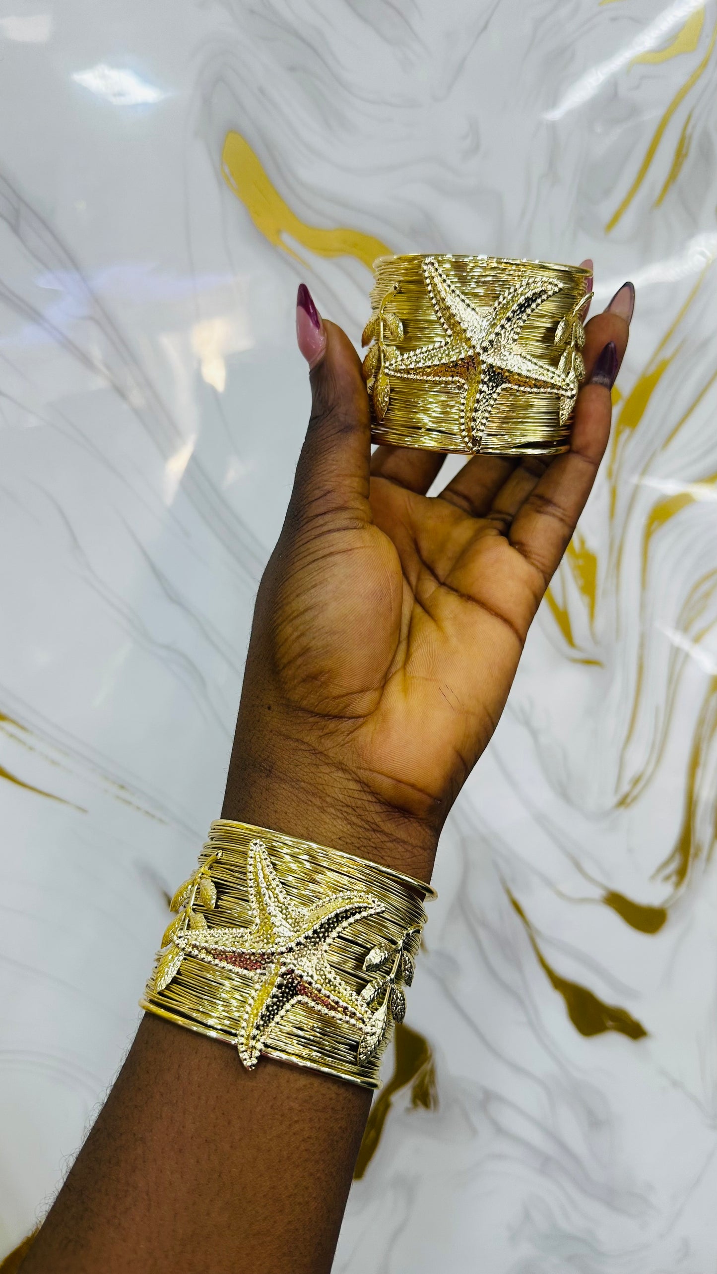 Chunky Net bangle
