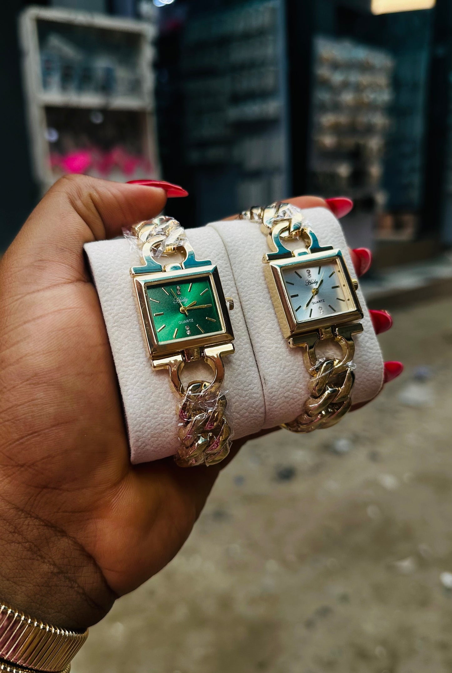 Cuban Chain Wristwatch 01