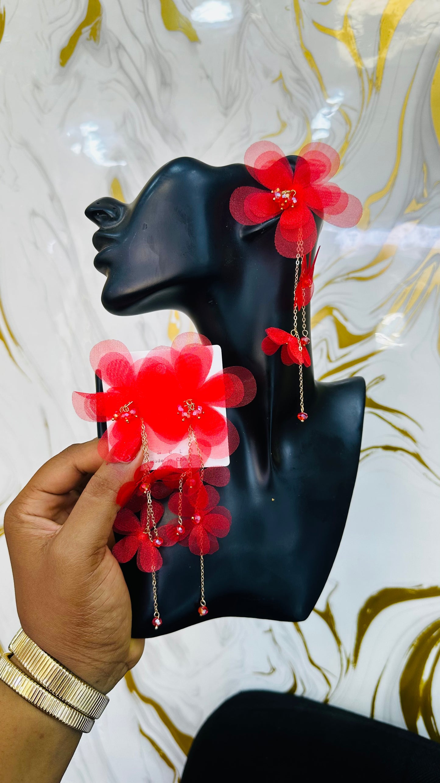 Flower Earrings (model 10)