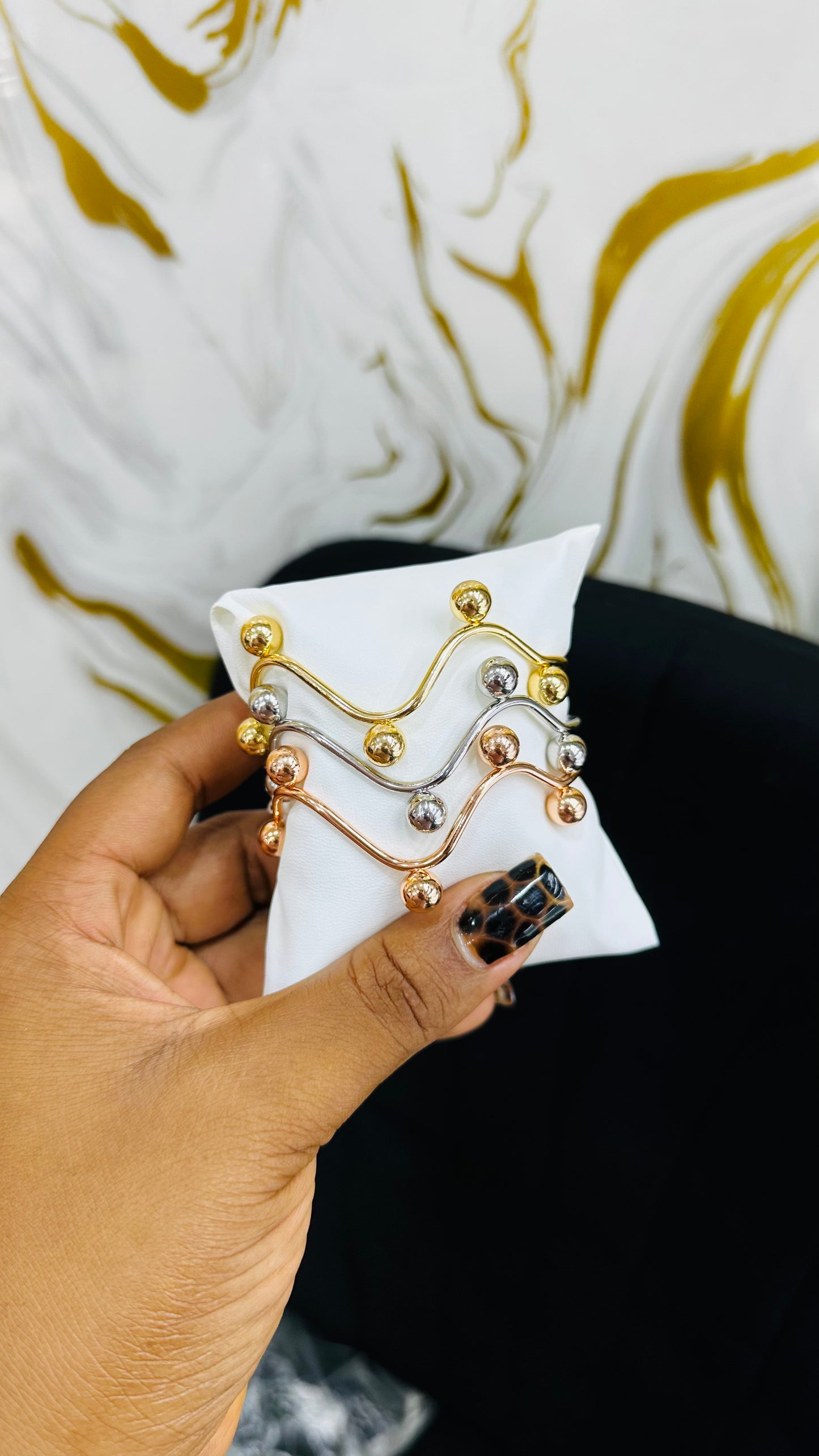 Luo Fei 3tone Bangles