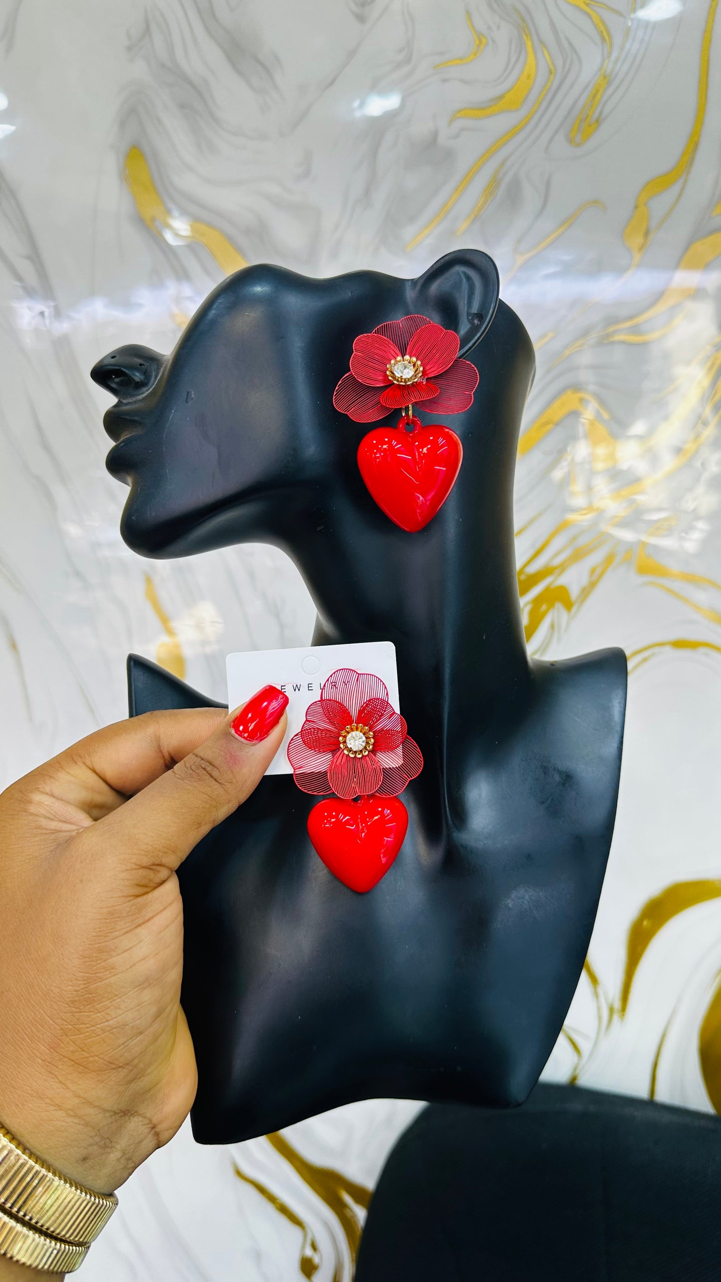 Flower Earrings (model 9)