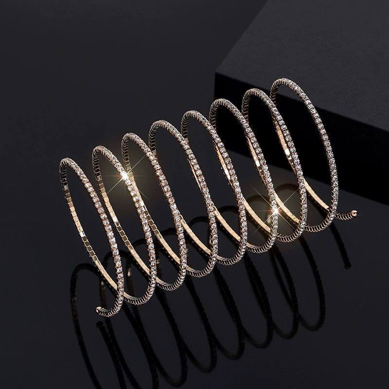 8 lines Spiral bangles