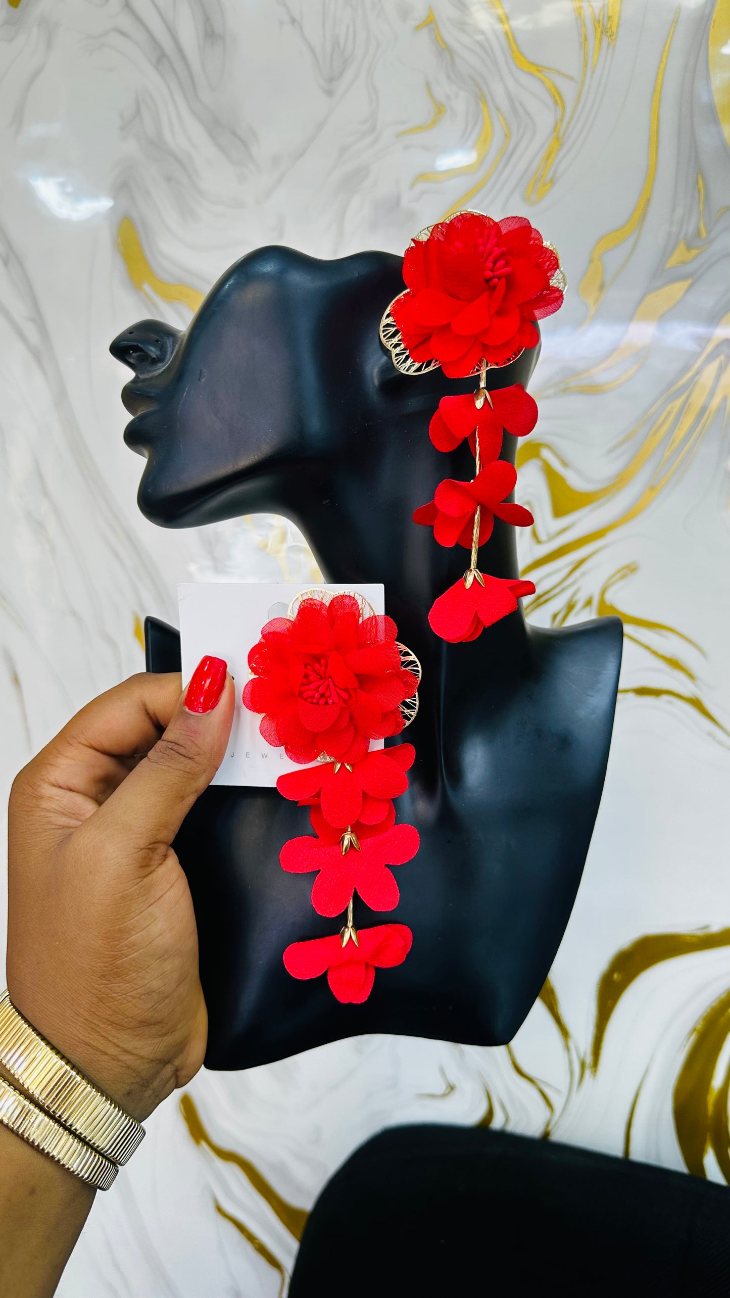 Flower Earrings (model 15)