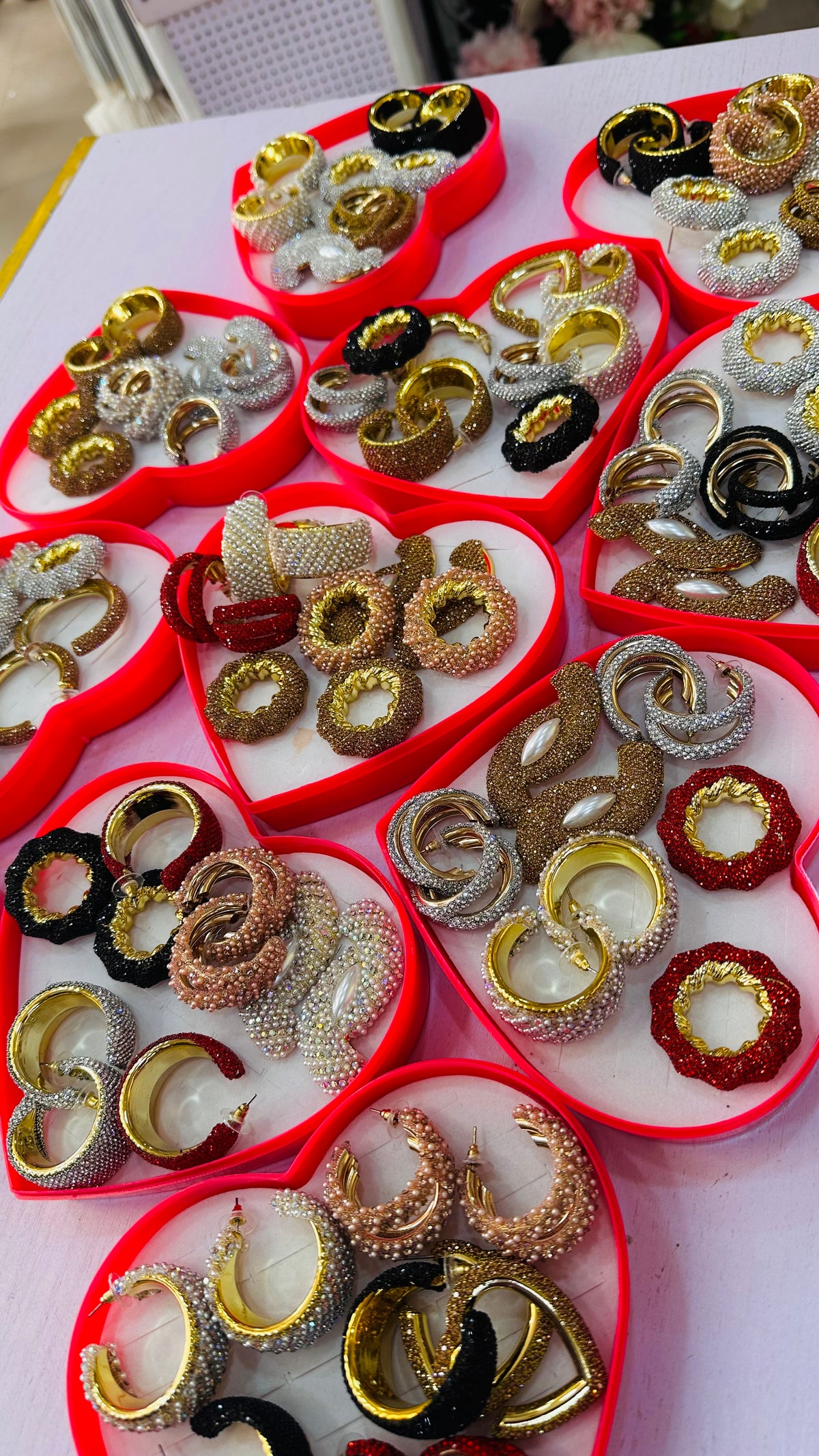 Earrings combo box