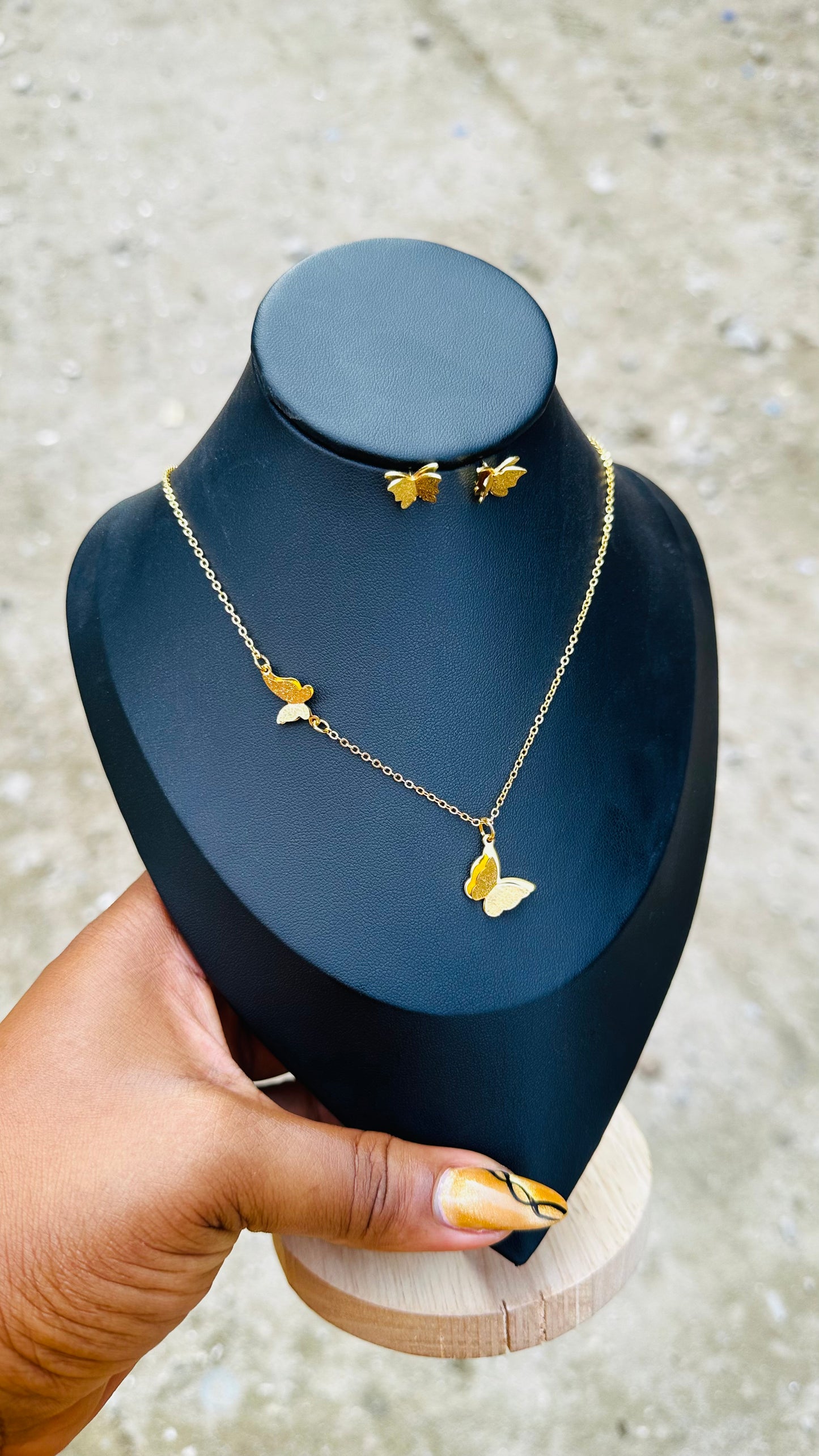 Butterfly 2 piece Jewelry
