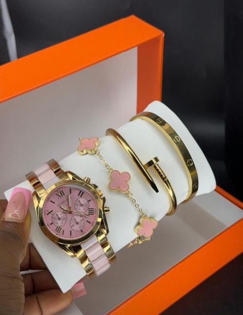 Micheal Kors Watch Set (boxed)
