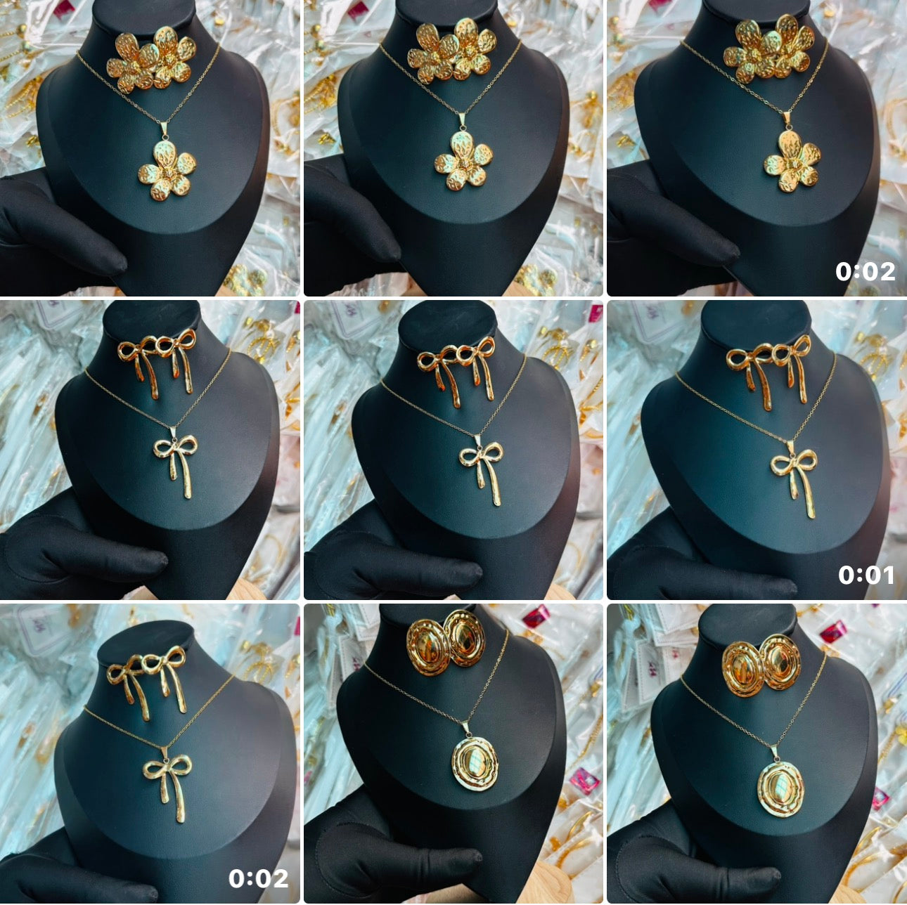 2 piece steel Jewelry