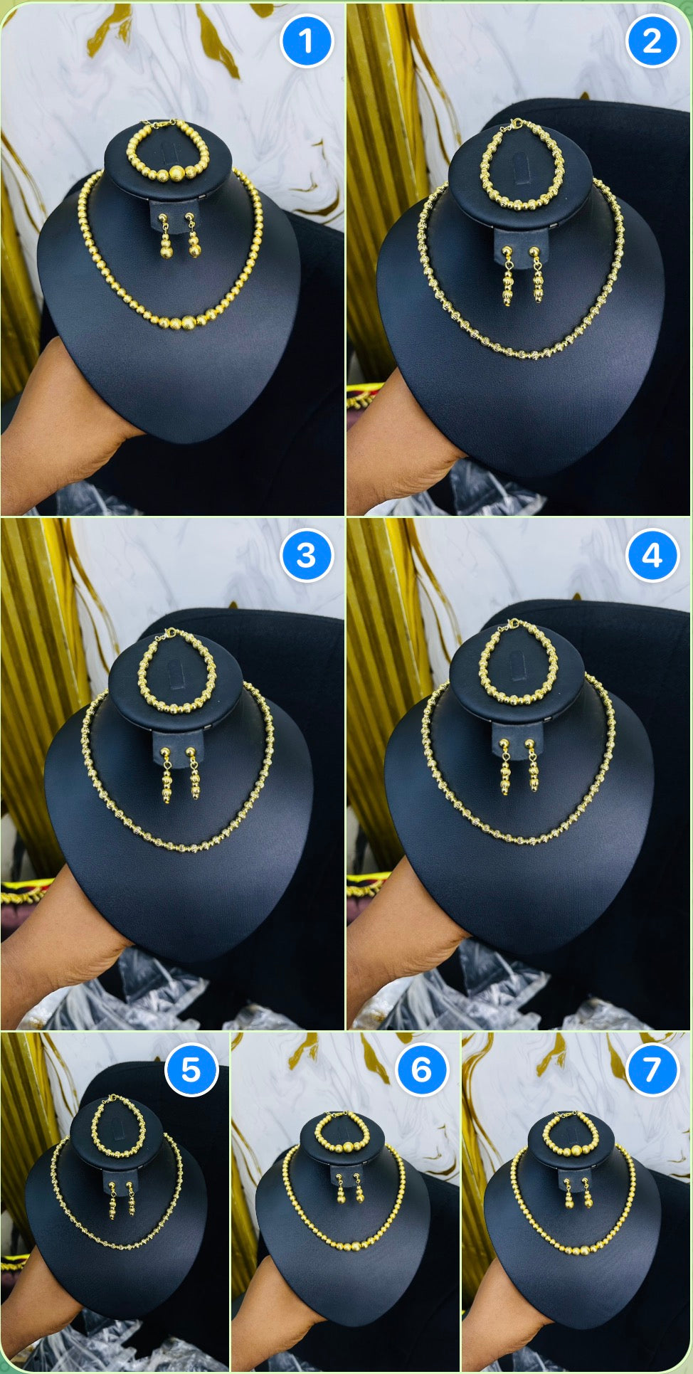 Simple Gold Jewelry Set