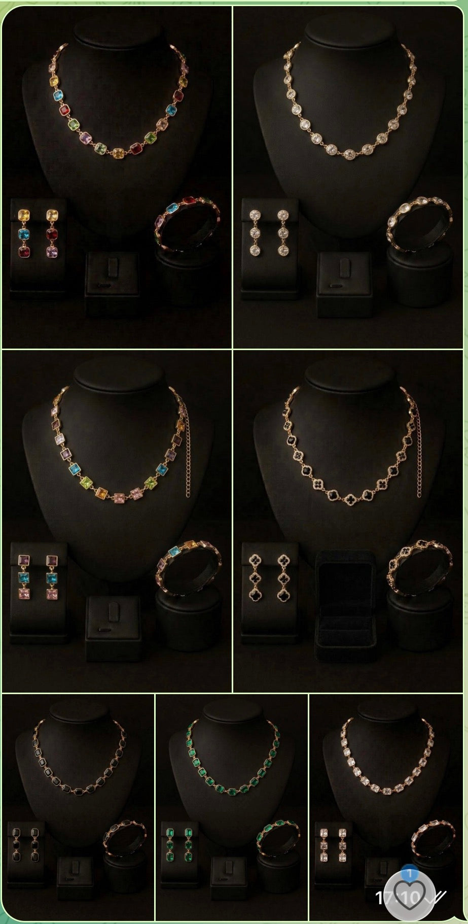 Crystal Jewelry set