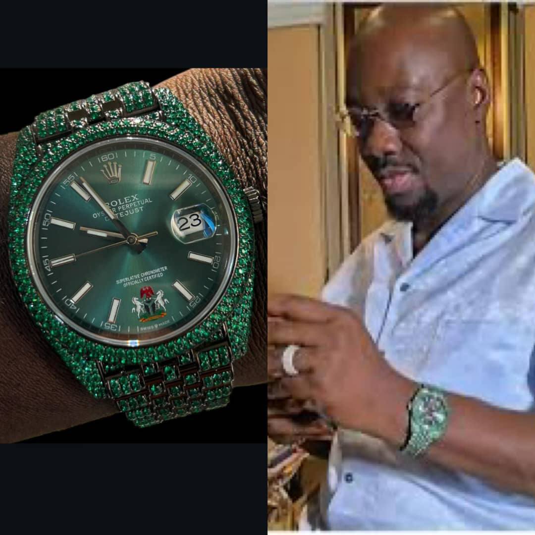 Cubana birthday Rolex Watch (coat of arms)