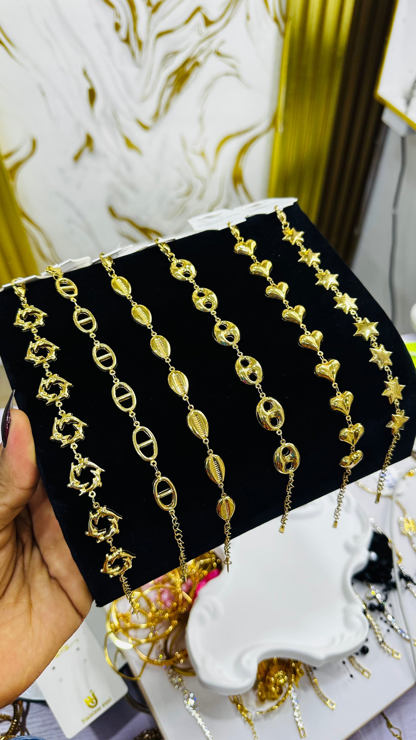 Chunky Charm Bracelets