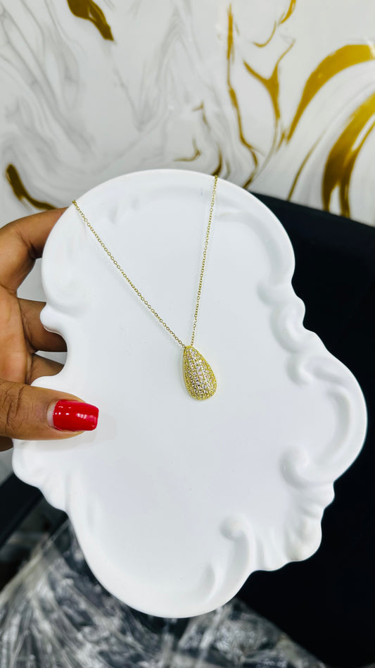 Single Zirconia Necklace