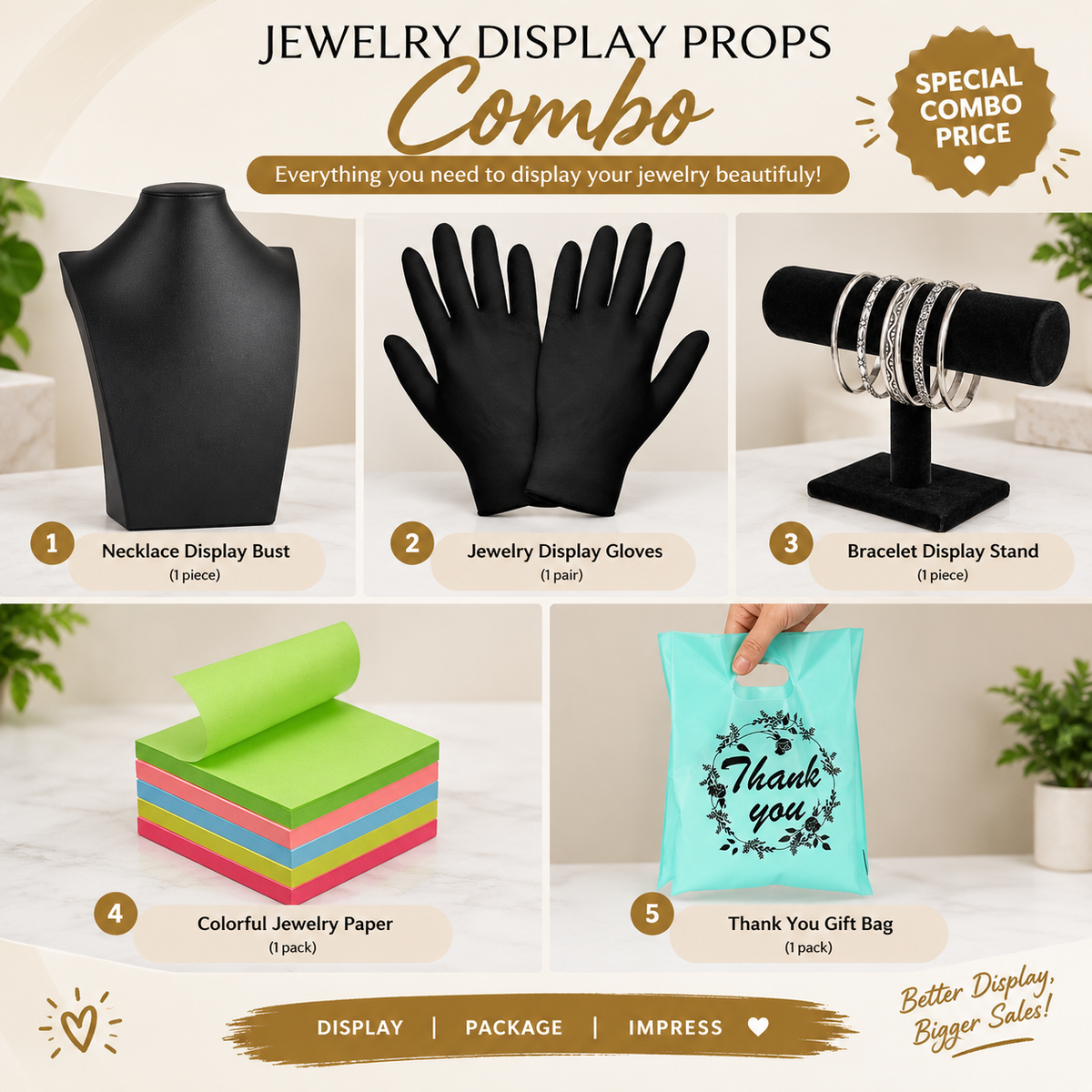 Jewelry props Combo deal