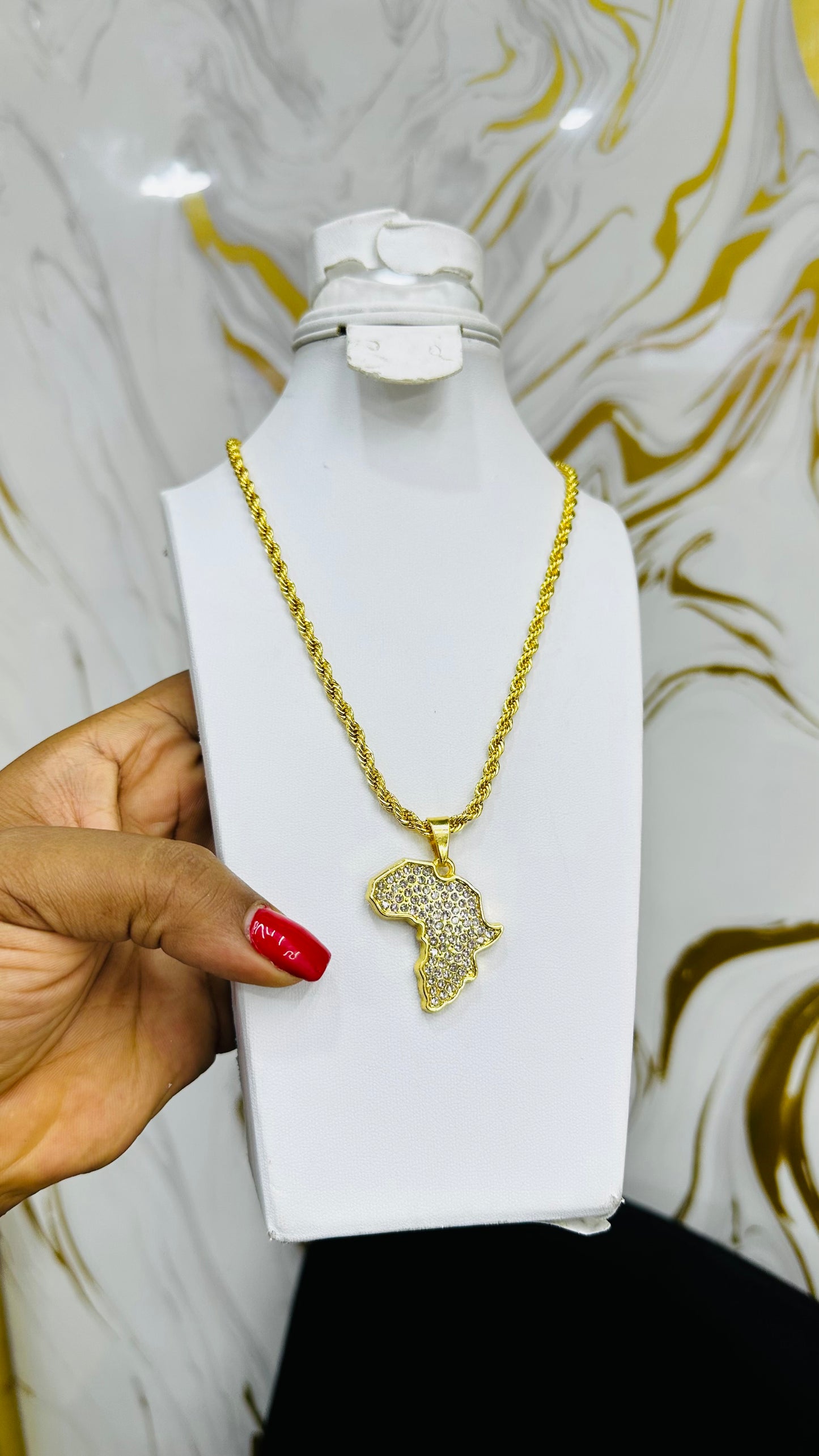 Long stoned Necklace
