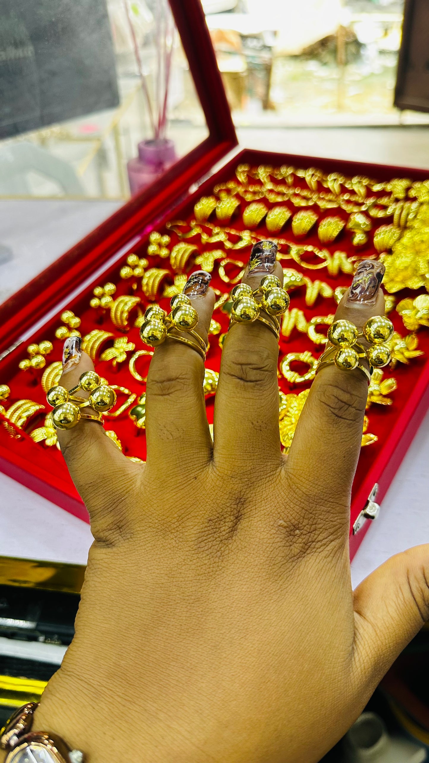 Gold Statement Rings