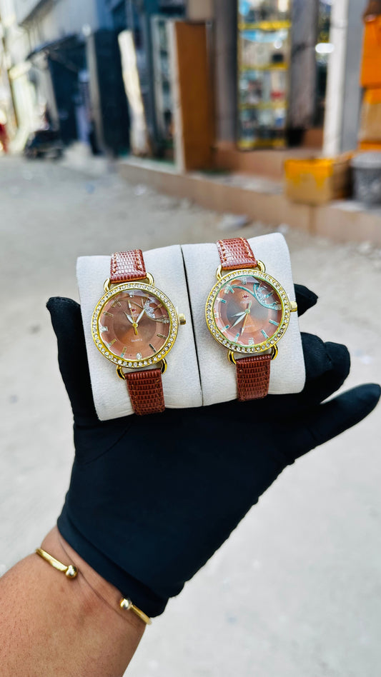 Affordable Leather Wristwatch