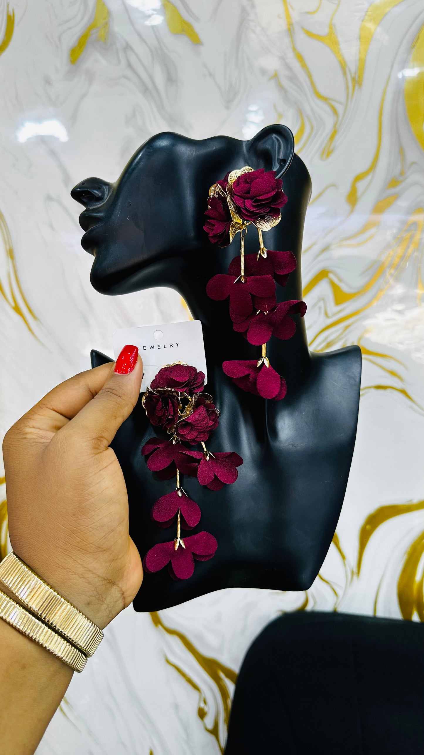 Flower Earrings (model 3)