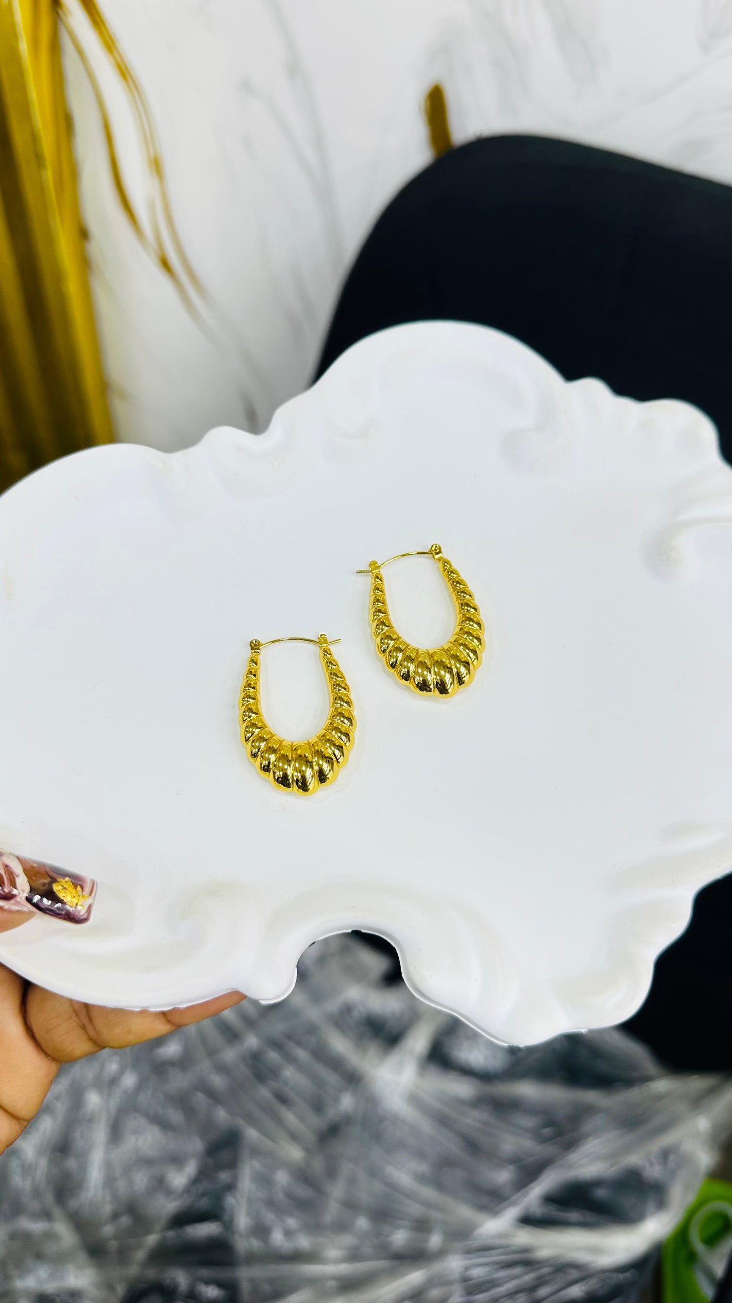 Minimalist hoops & stud Earrings