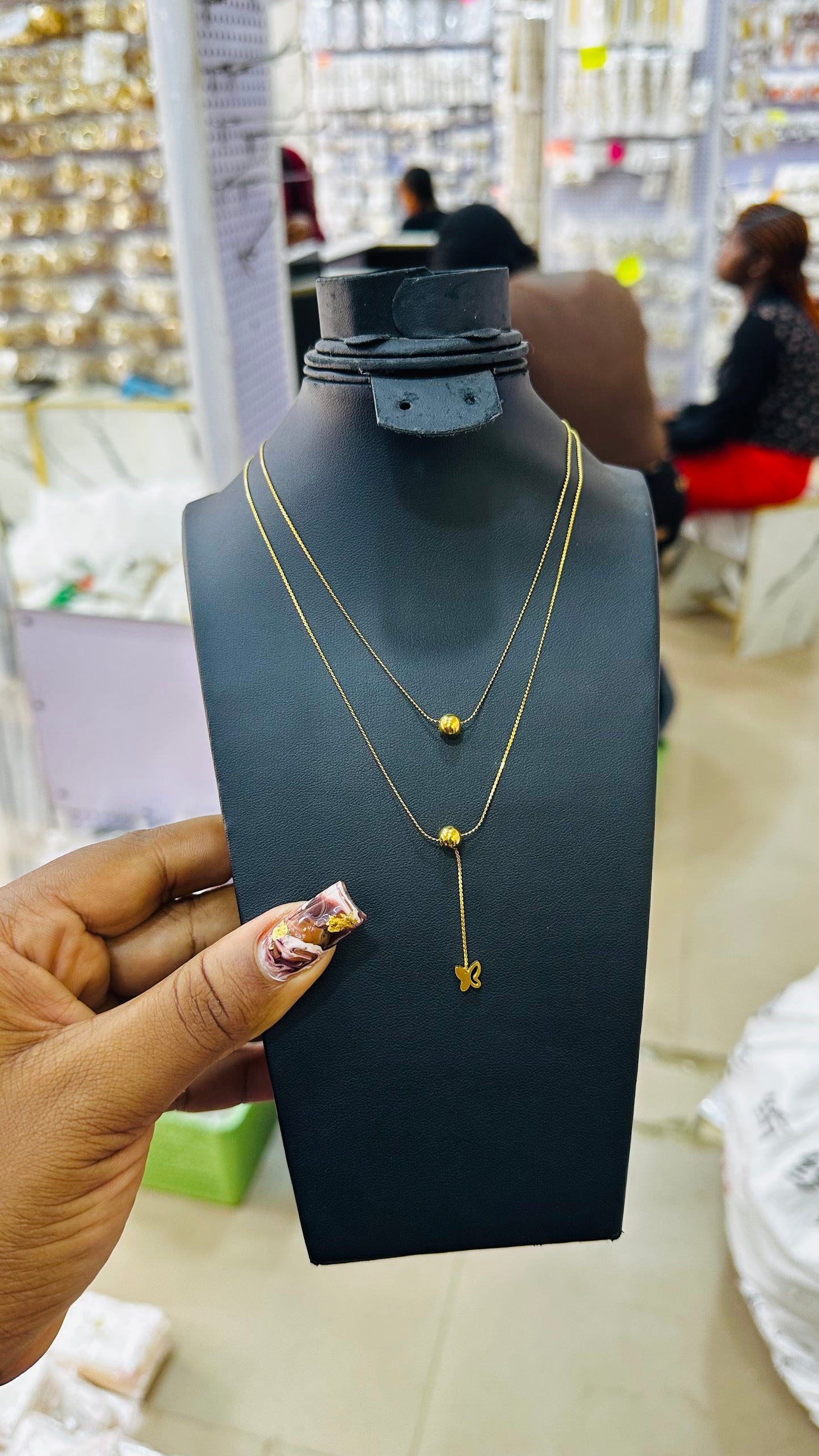 Double Layer Stainless Steel Necklace