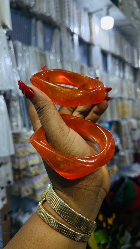 Ceramic bangles (square)