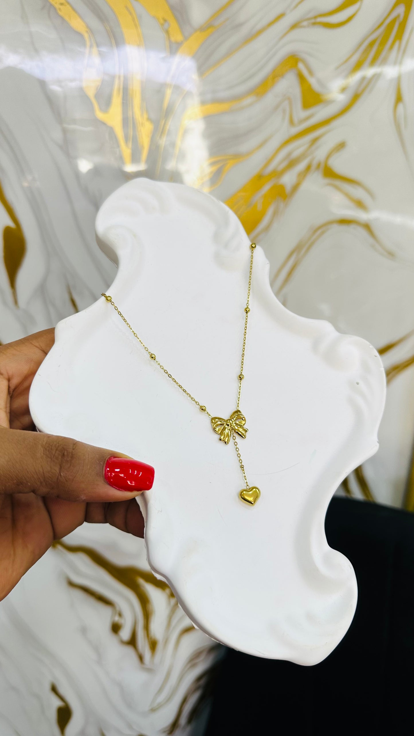 Drop Steel Necklace