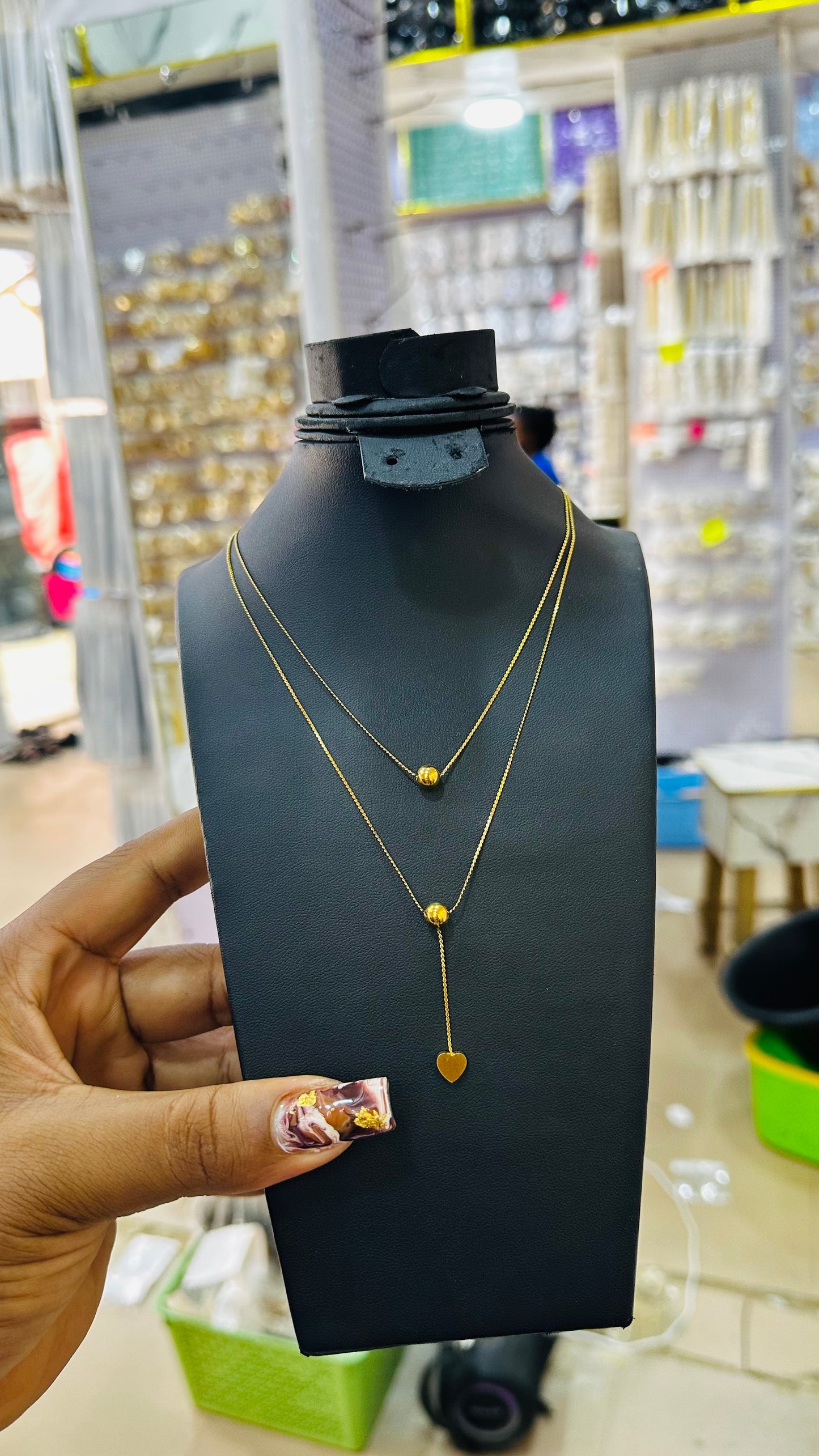 Double Layer Stainless Steel Necklace