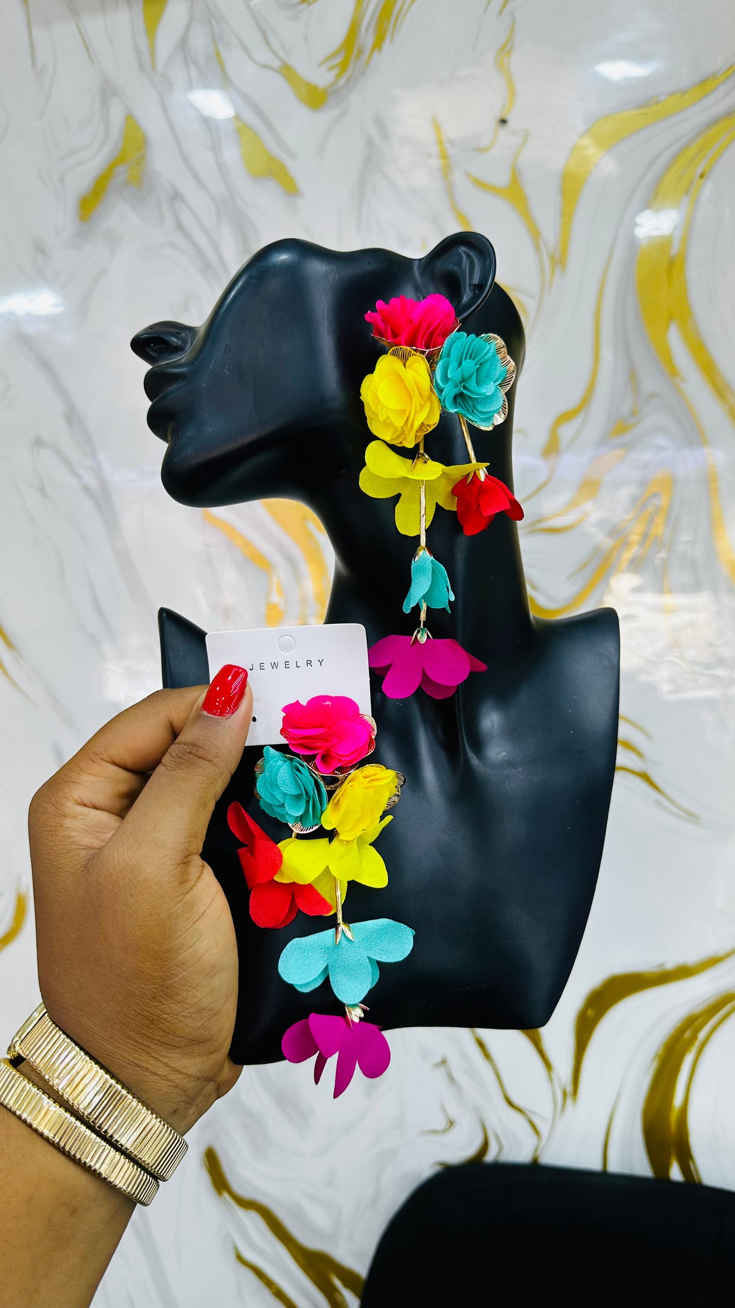 Flower Earrings (model 3)