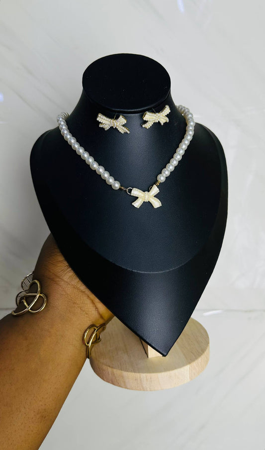Bow Pearl Jewelry