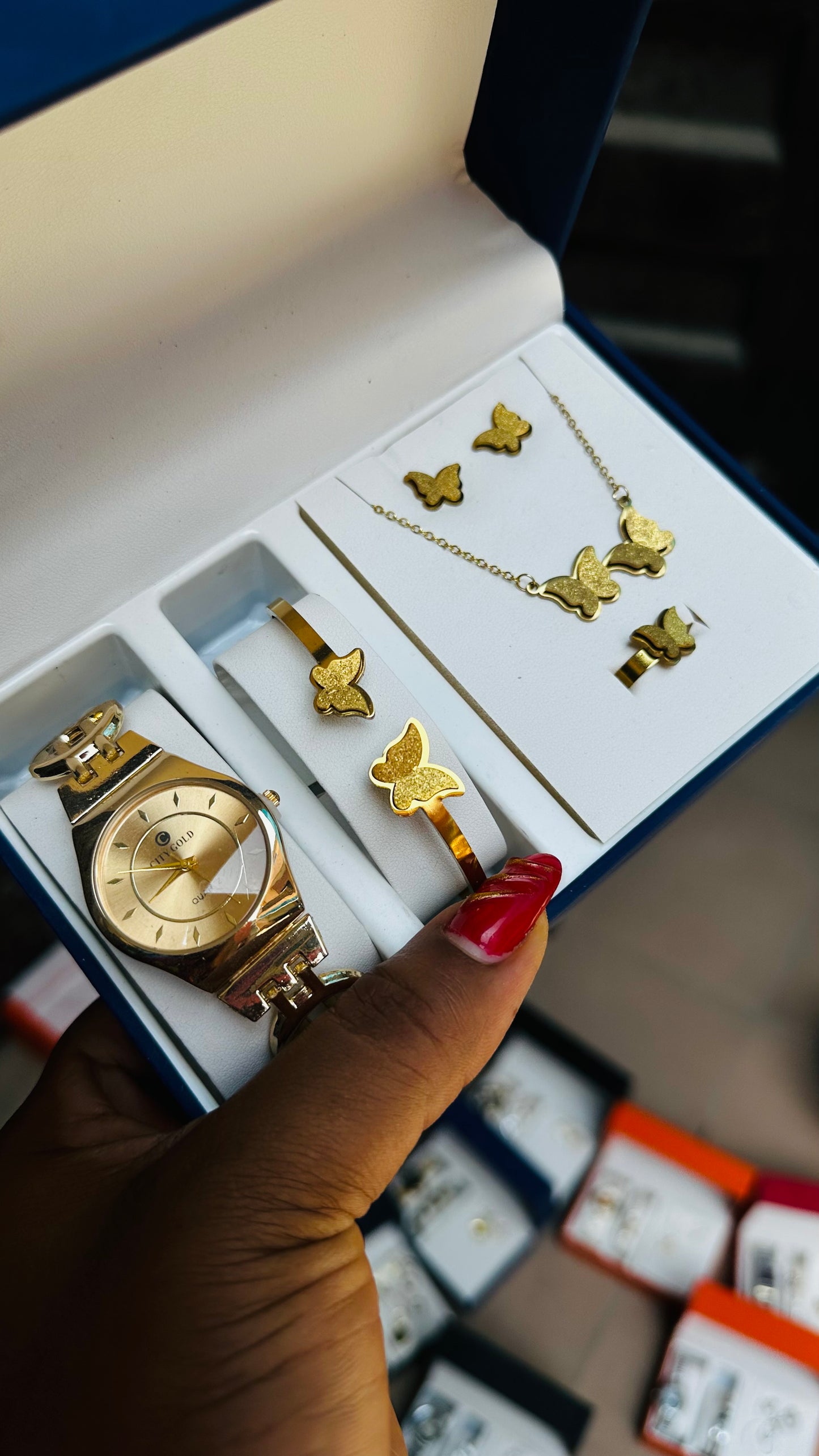 Jewelry Gift box (gold)