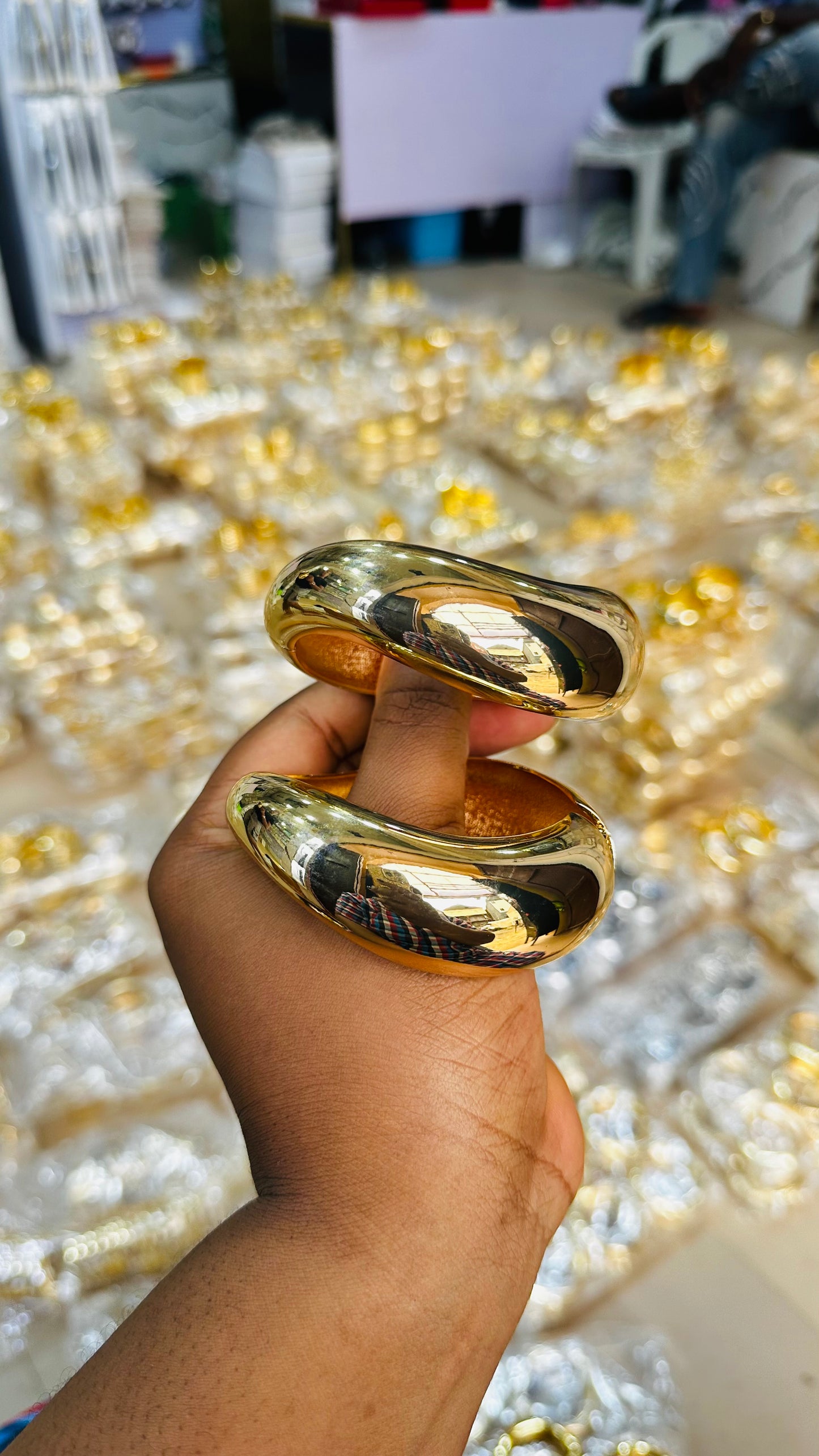 Chunky Bangles (steel quality)