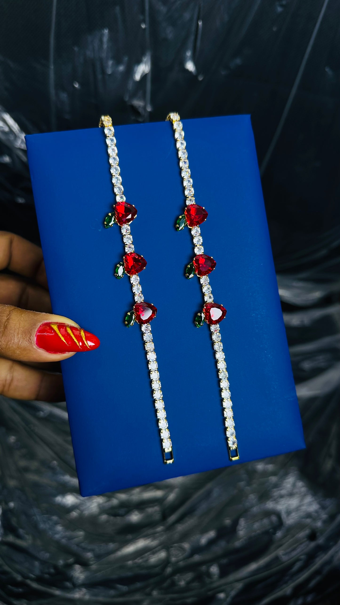 Zirconia Bracelet 2(gold)