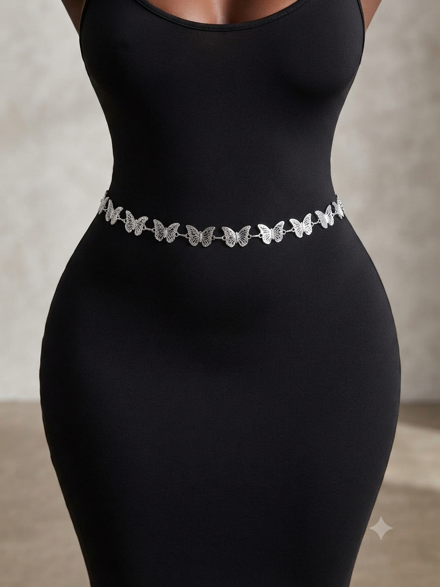 Waist chain Belt (silver 🩶)