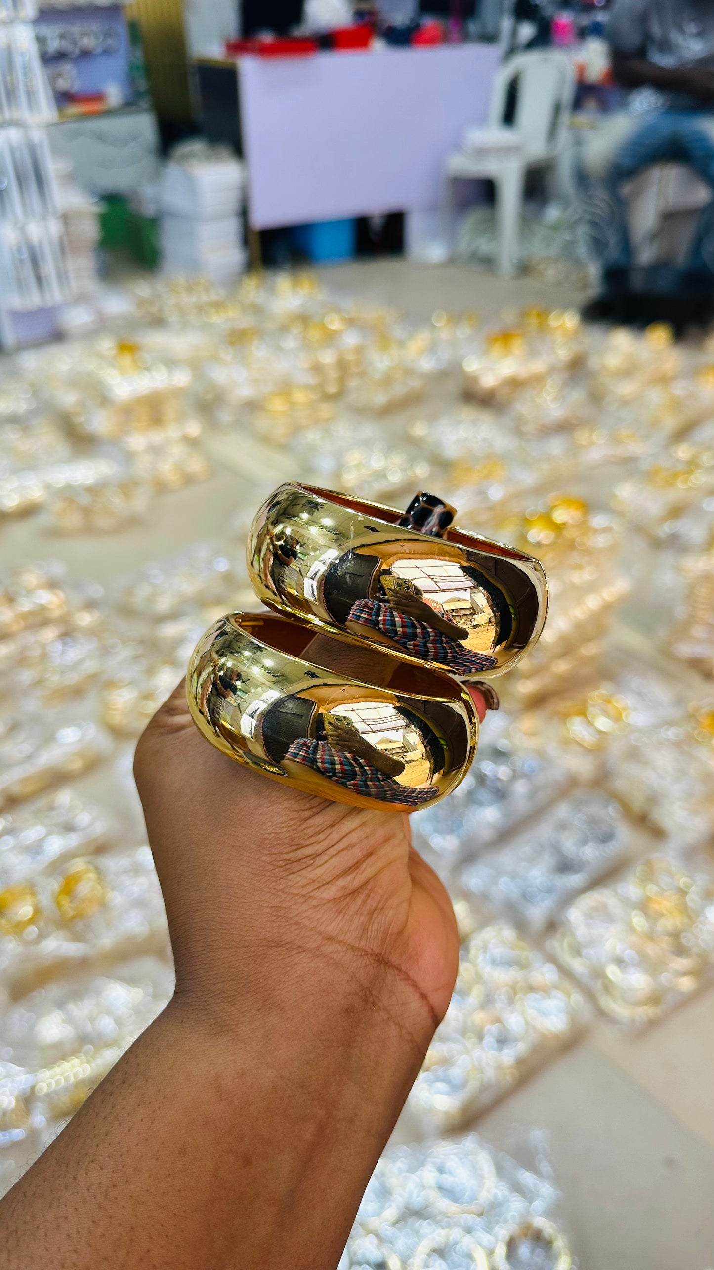 Chunky Bangles (steel quality)