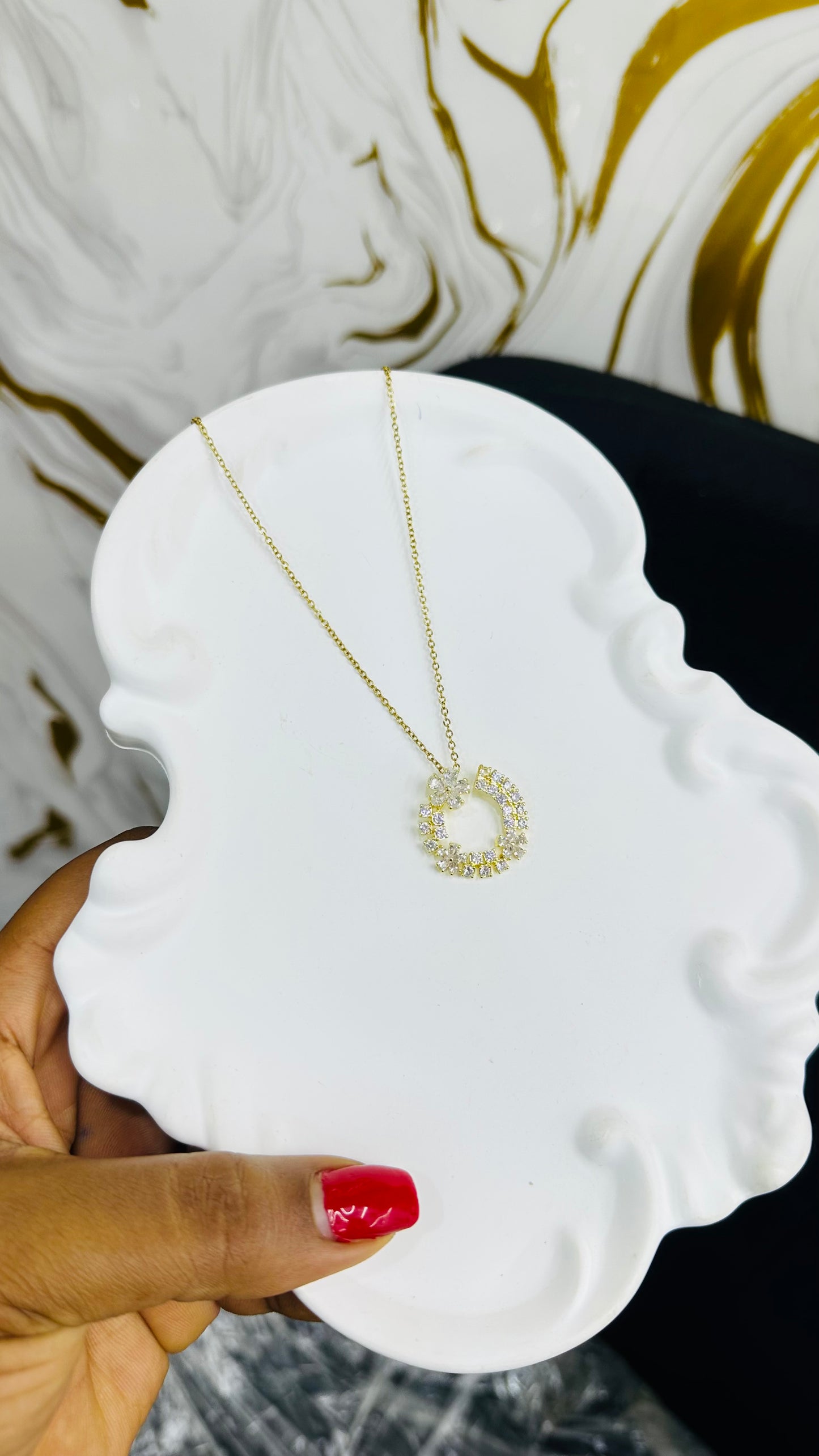 Single Zirconia Necklace