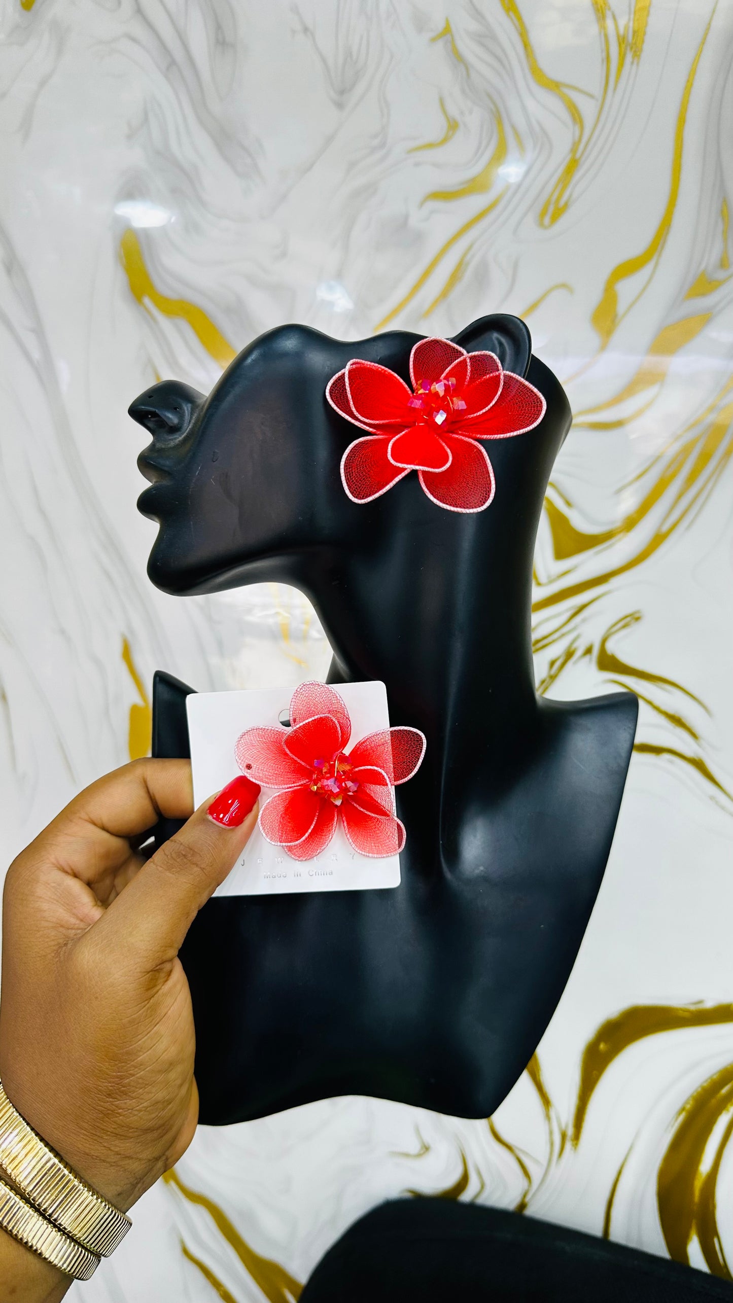 Flower Earrings (model 2)