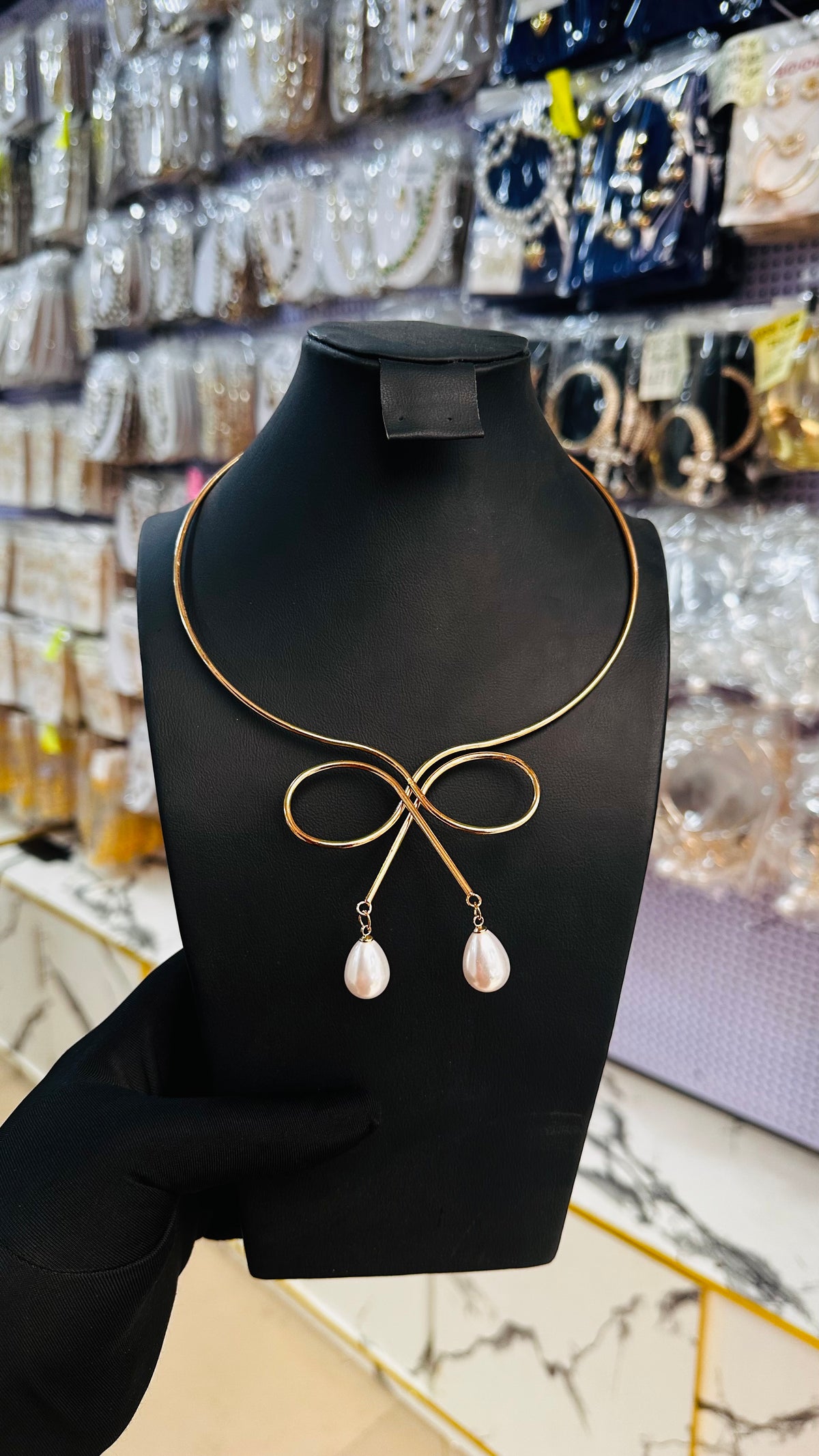 Cord Choker Necklace (design 1)