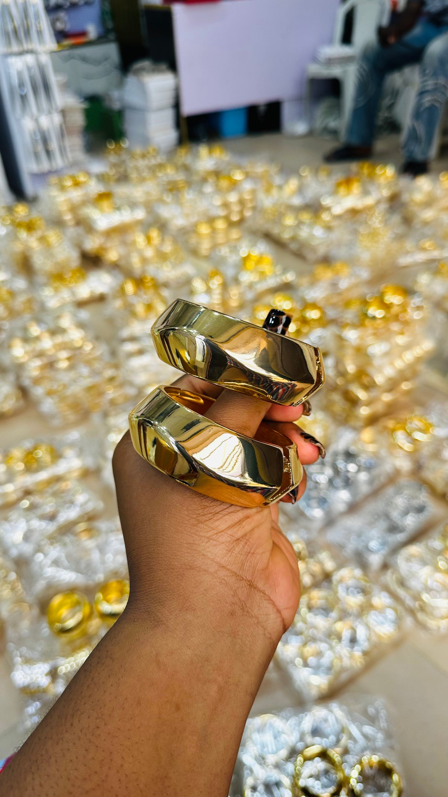 Chunky Bangles (steel quality)