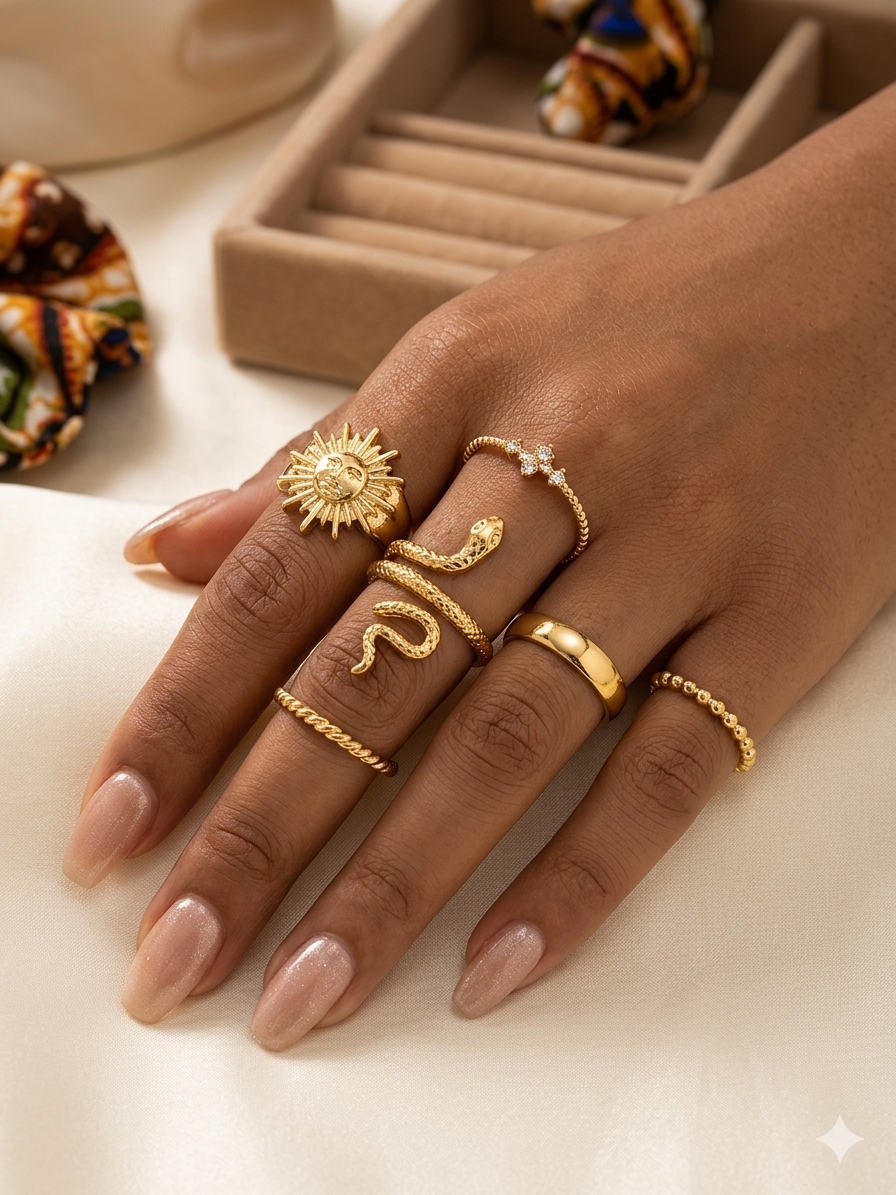 Fashion Knuckle Rings set