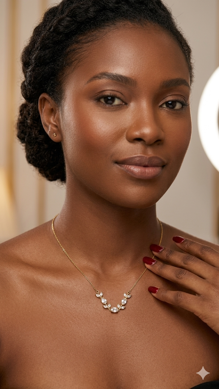 Dainty vine Necklace