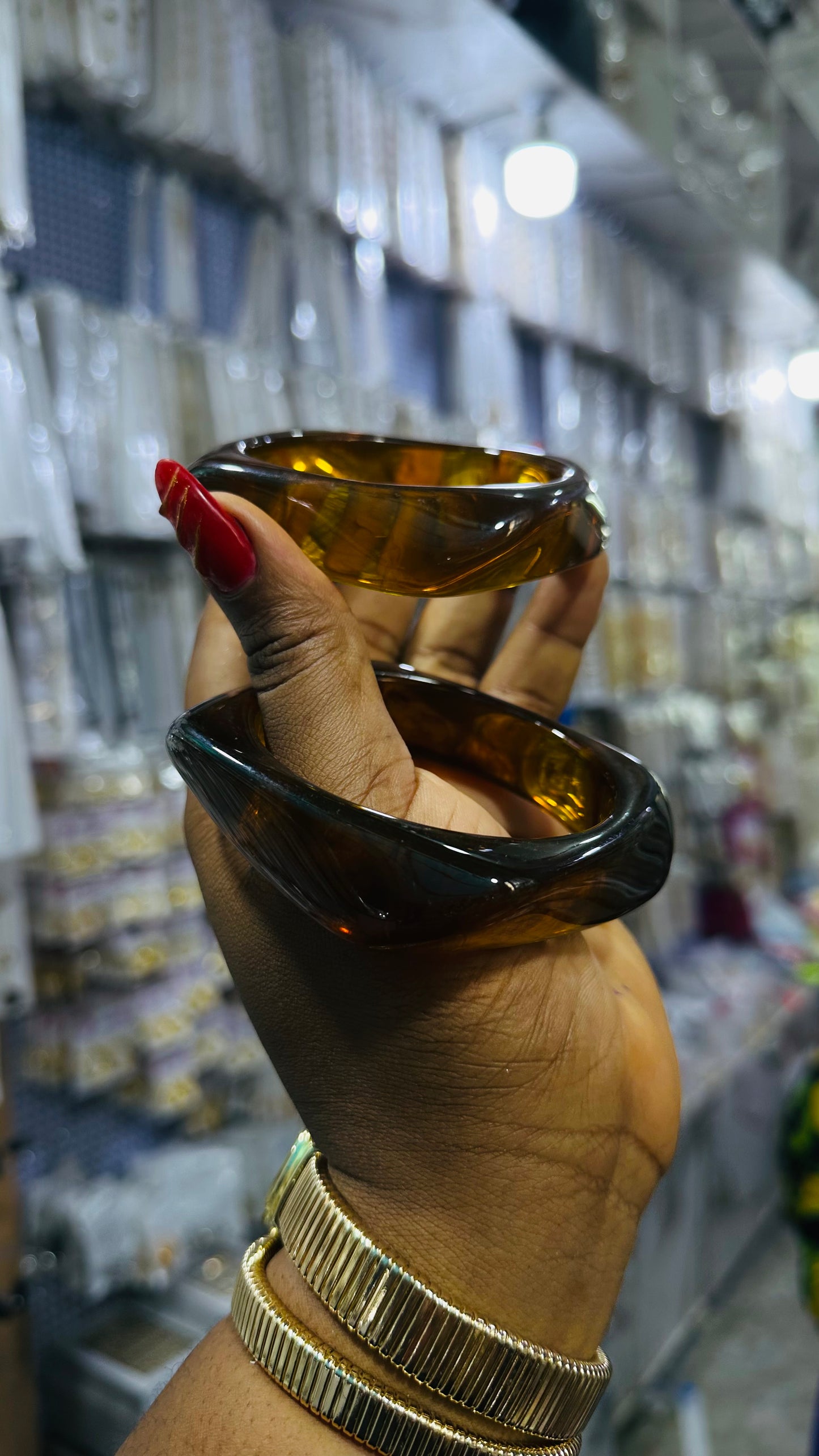 Ceramic bangles (square)