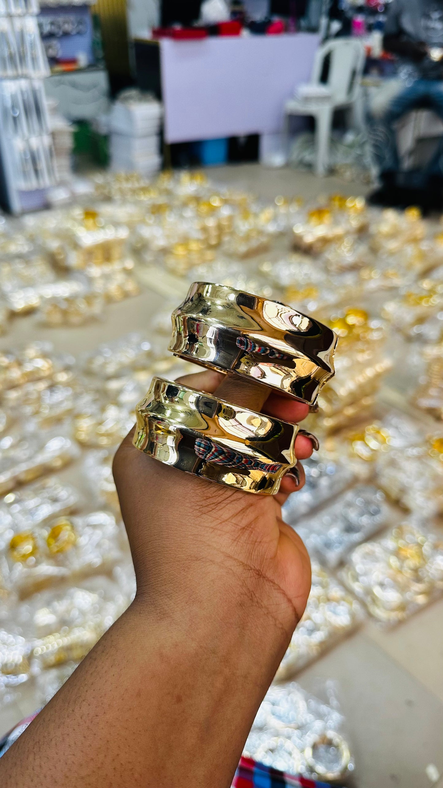 Chunky Bangles (steel quality)