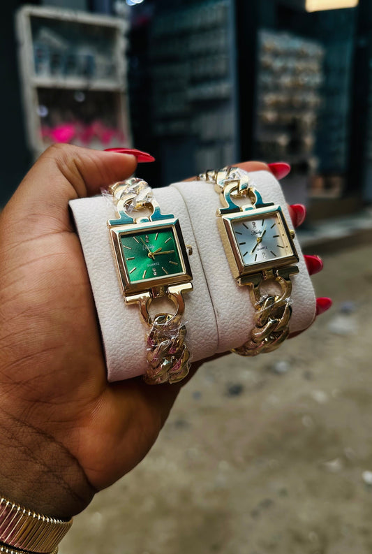 Cuban Chain Wristwatch 01