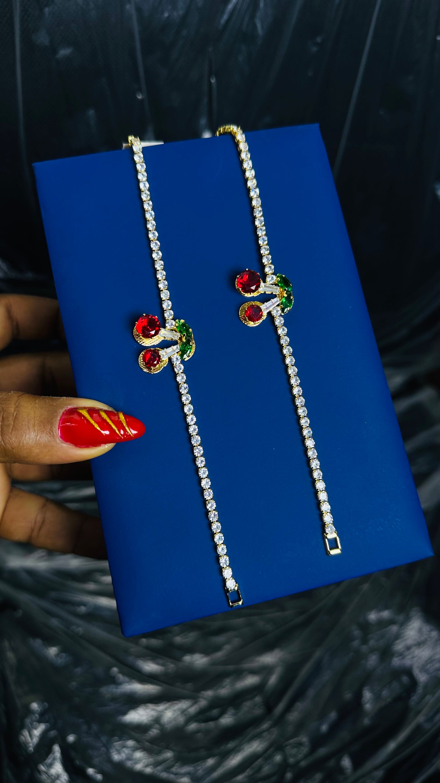 Zirconia Bracelet 2(gold)