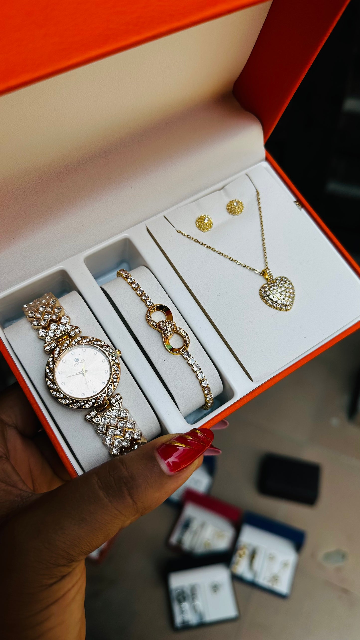 Jewelry Gift box (gold)