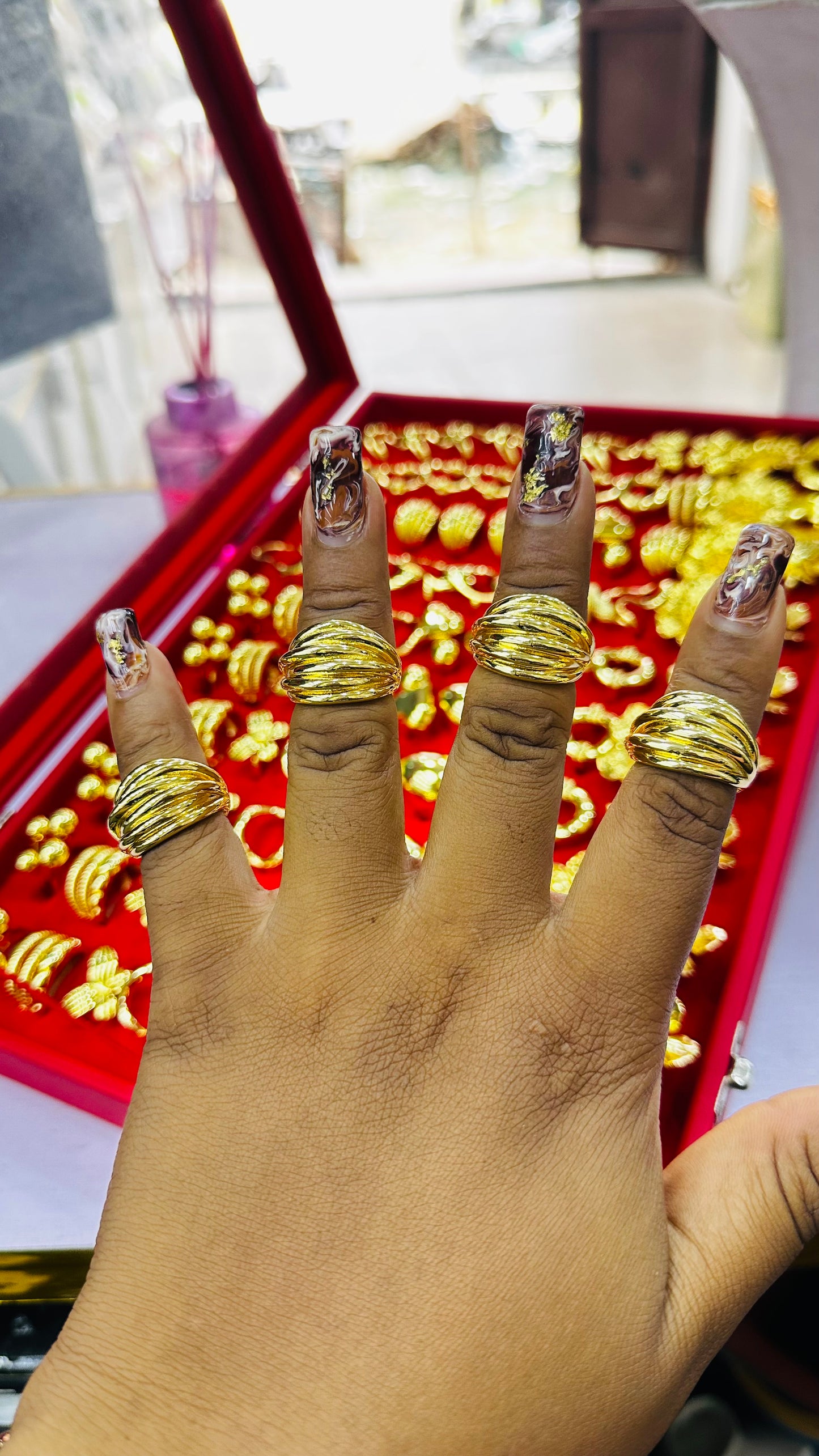 Gold Statement Rings